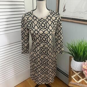 J McLaughlin Dress Womens XS Brown Sophia Catalina Cloth Classic Quiet Luxury